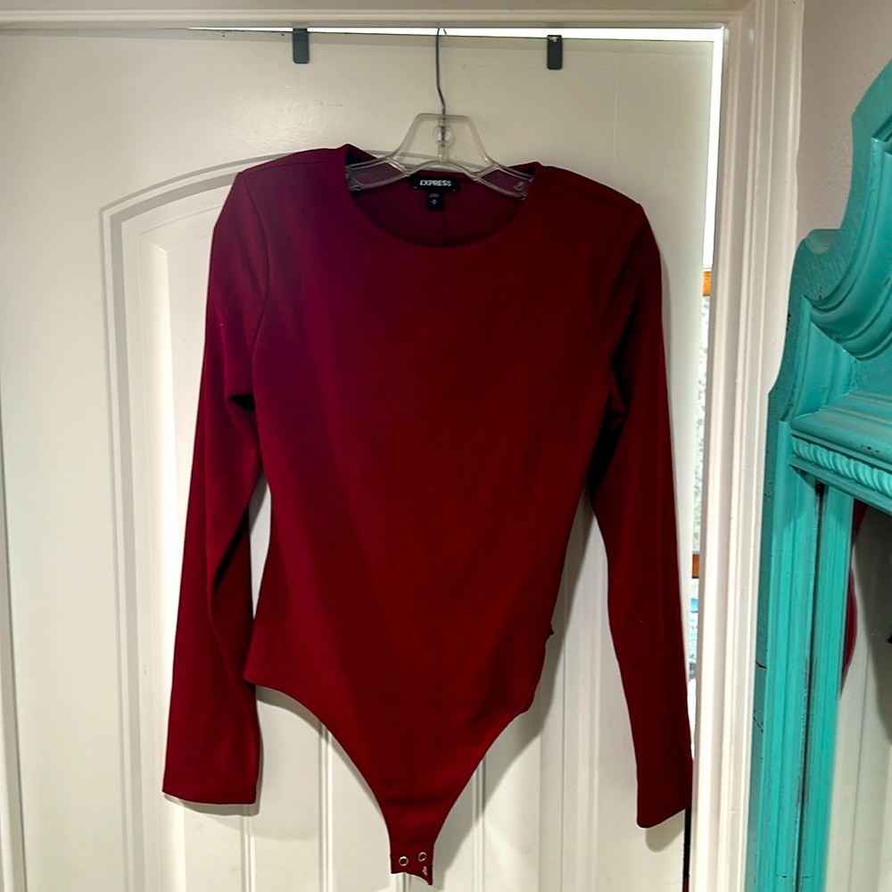 NWT Express maroon body suit. Size medium